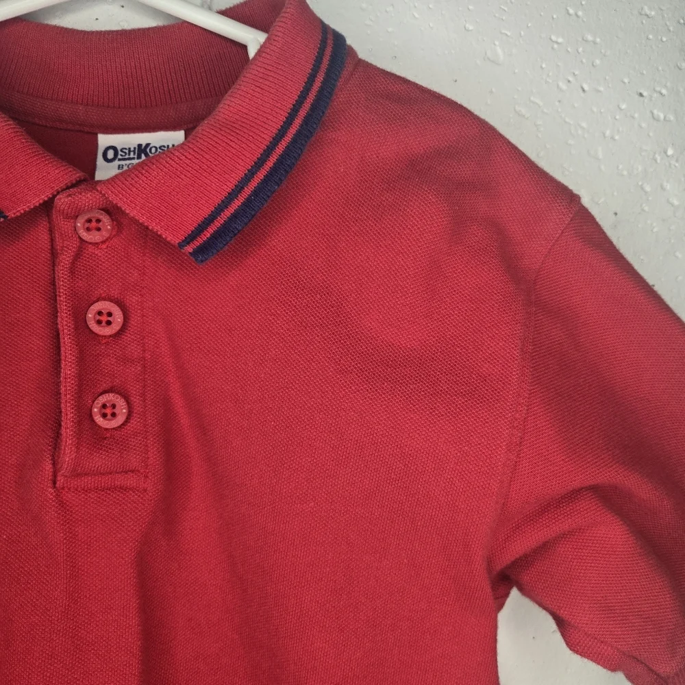 Vintage OshKosh B'gosh Vibrant Red Polo Shirt